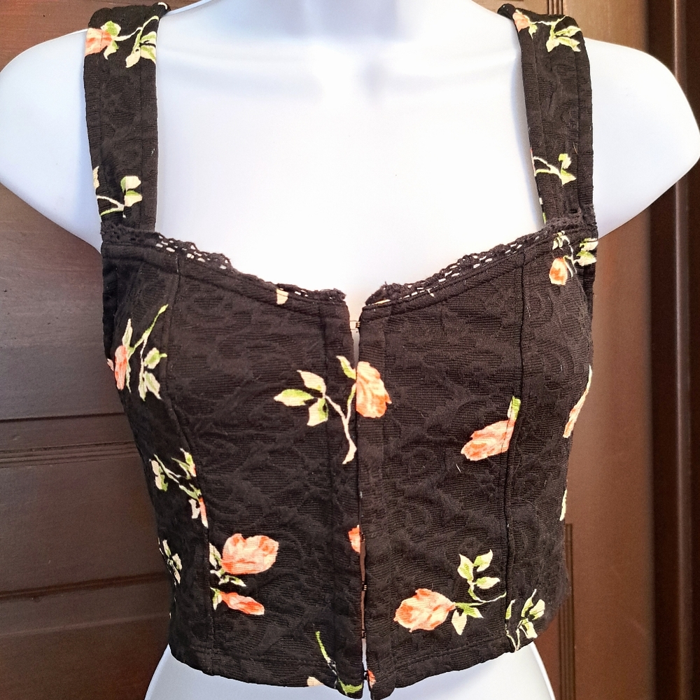 Kimchi Blue - Floral Bustier Top